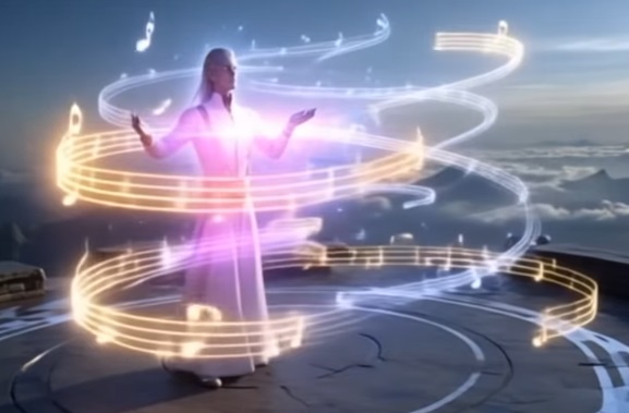 Dance Of Angels Trough Light