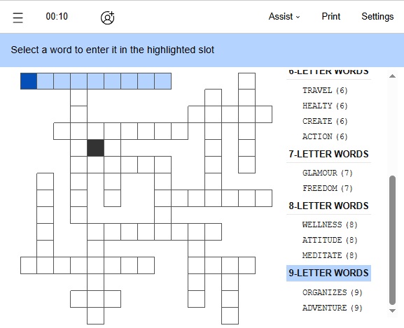 Kriss Kross Online Game