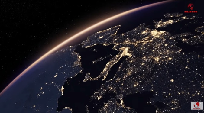 Satellite Space Earth Night Nasa