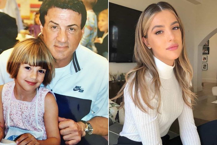 Sylvester Stallones Daughter Sistine Stallone