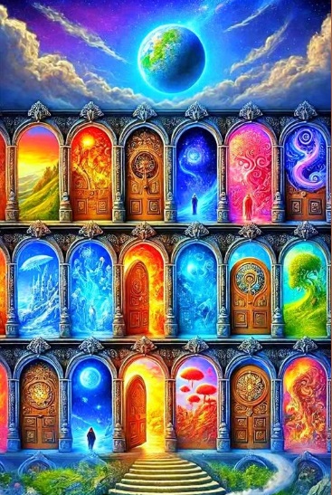 Gates Portal Color Energy Travel