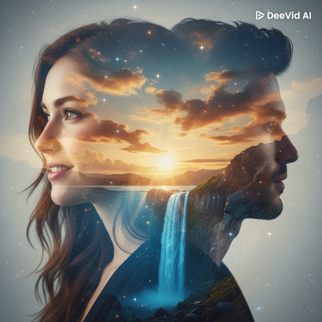 Man And Woman In Love