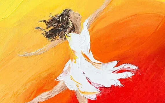 A Lady Full Of Love Dances Among The Twilights 2