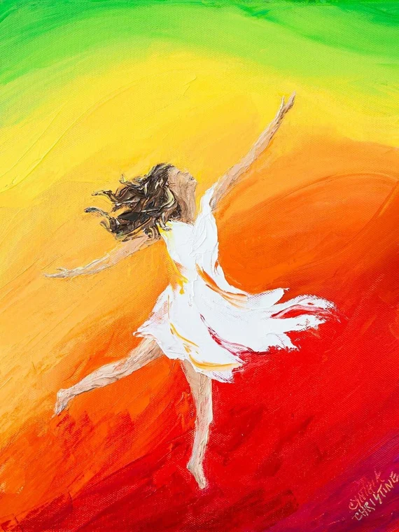 A Lady Full Of Love Dances Among The Twilights 2