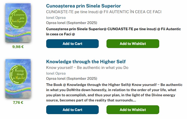 Ebooks Com Epub Books Oprea Ionel New Year Books Knowledge Through The Higher Self