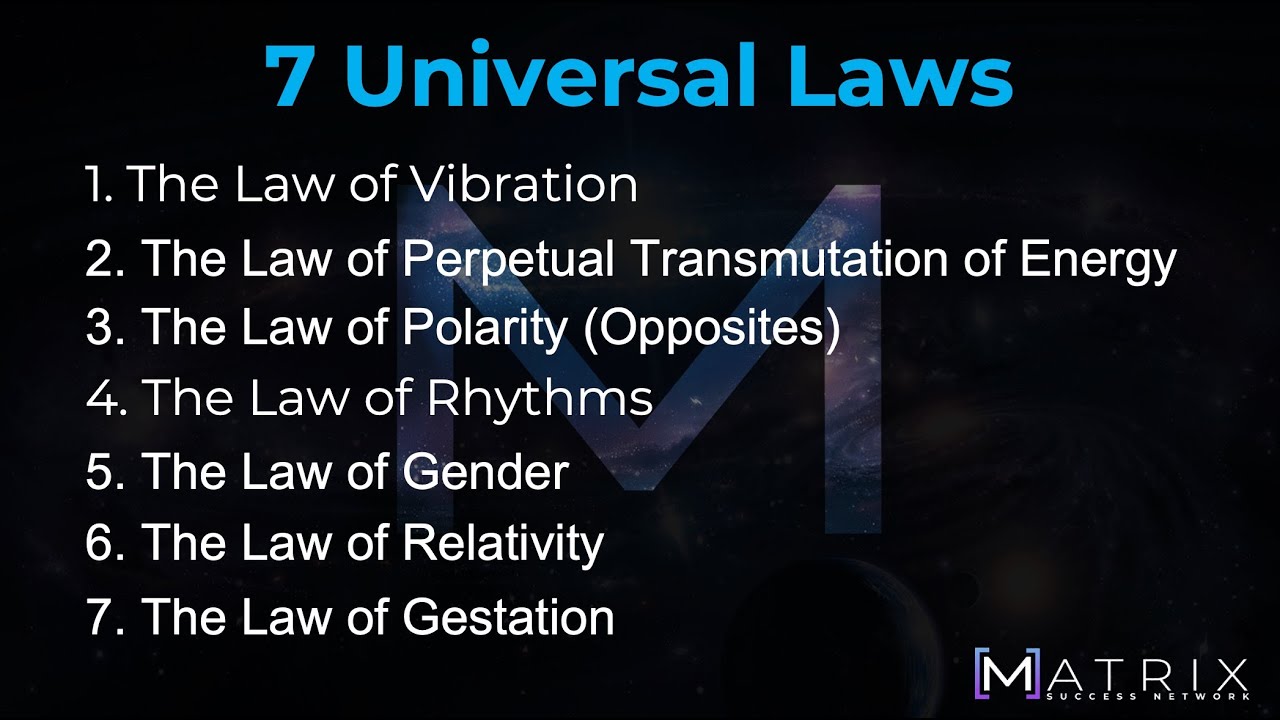 Universal Laws
