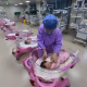 A Nurse Takes Care Of Newborn