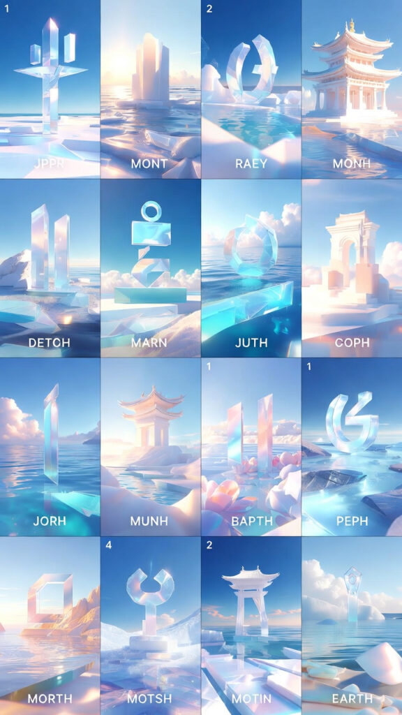 12 Months Of The Year Evocative Landscape From A Different Area Of The World 1