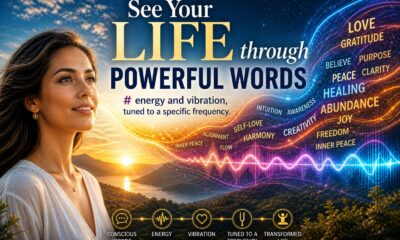 Look At Your Life Through Powerful Words Energy And Vibration Tuned To A Certain Frequency